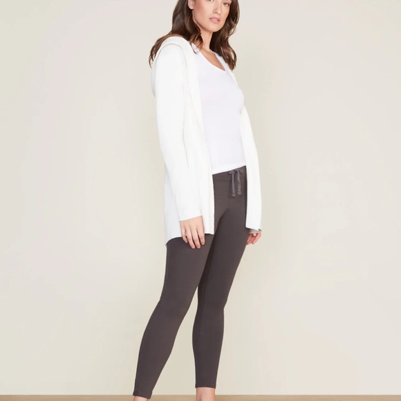 Barefoot Dreams Sweaters - Barefoot Dreams CozyChic Lite Ribbed Hooded Cardigan Duster Sweater